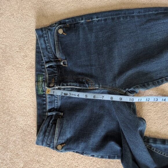 Ralph Lauren Equestrian Riding Style Straight Preppy Country High Rise Jeans 6 - Picture 6 of 7